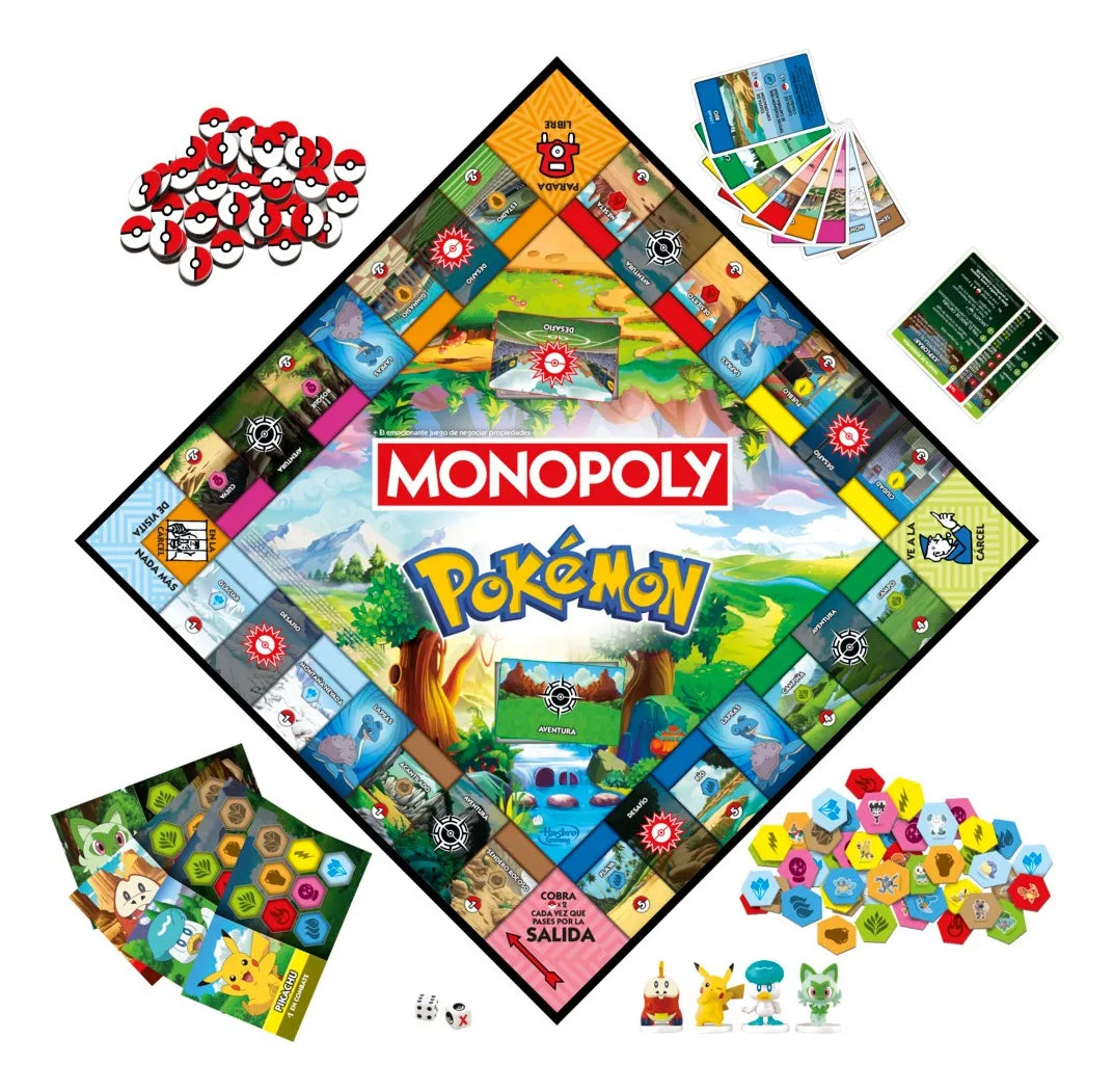 Juego de Mesa Monopoly Edición Pokémon – Hasbro Gaming