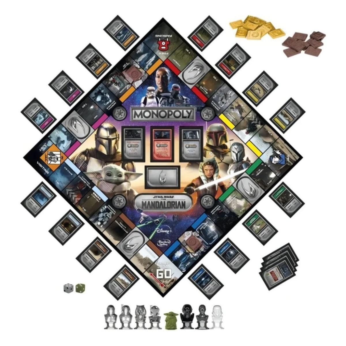 Monopoly Star Wars The Mandalorian Edición Beskar