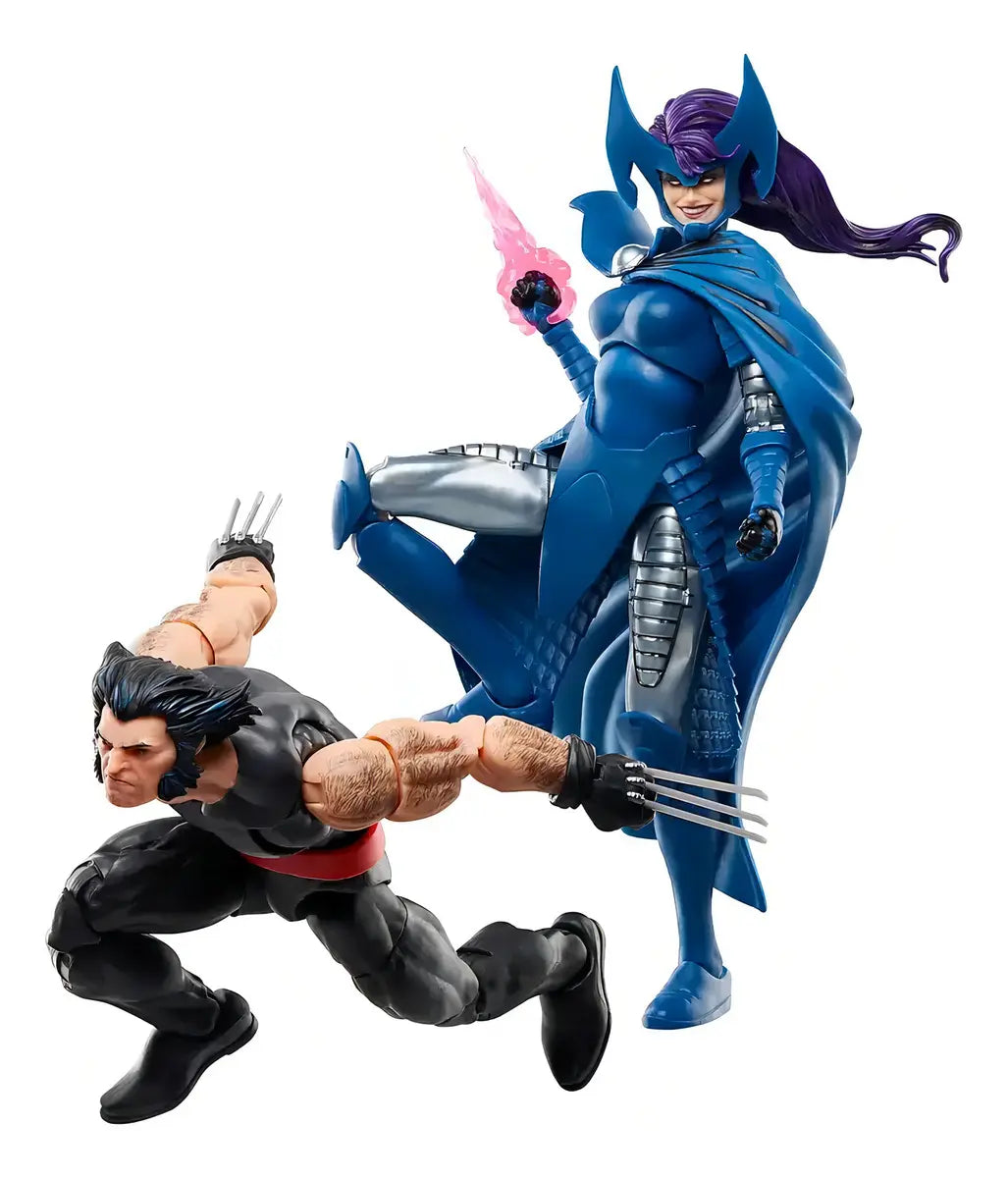 Pack de Figuras Wolverine & Psylocke 50 Years – Marvel Legends Series Hasbro