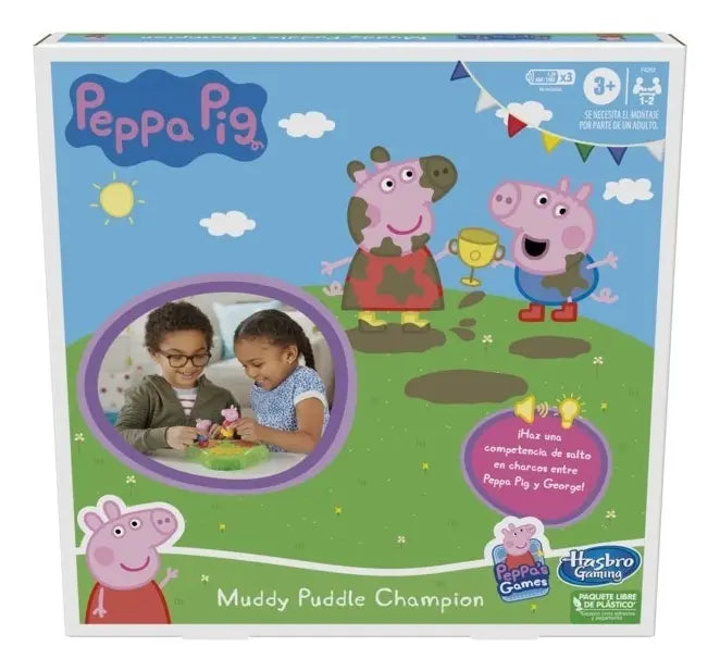 Juego de Mesa Hasbro Gaming Peppa Pig: Muddy Puddles