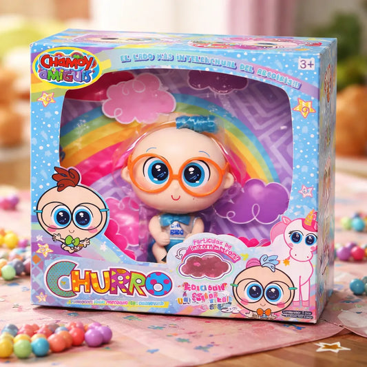 Muñeco Churro Chamoy Amiguis Edición Unicolorika Distroller