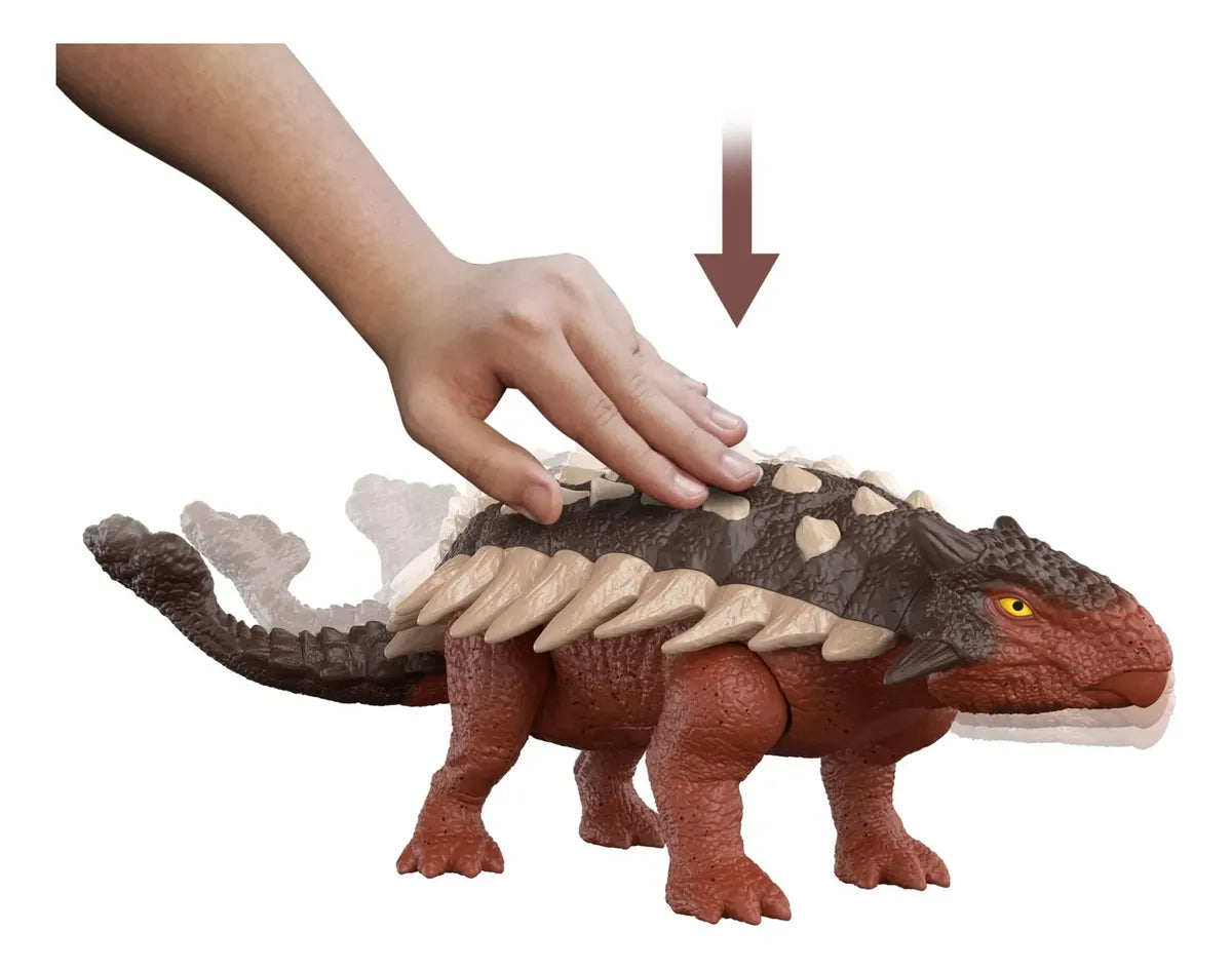 Jurassic World Ankylosaurus Ruge y Ataca – Figura de Acción Mattel