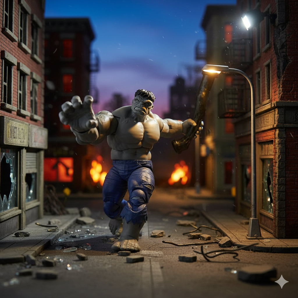 Gray Hulk y Dr. Bruce Banner