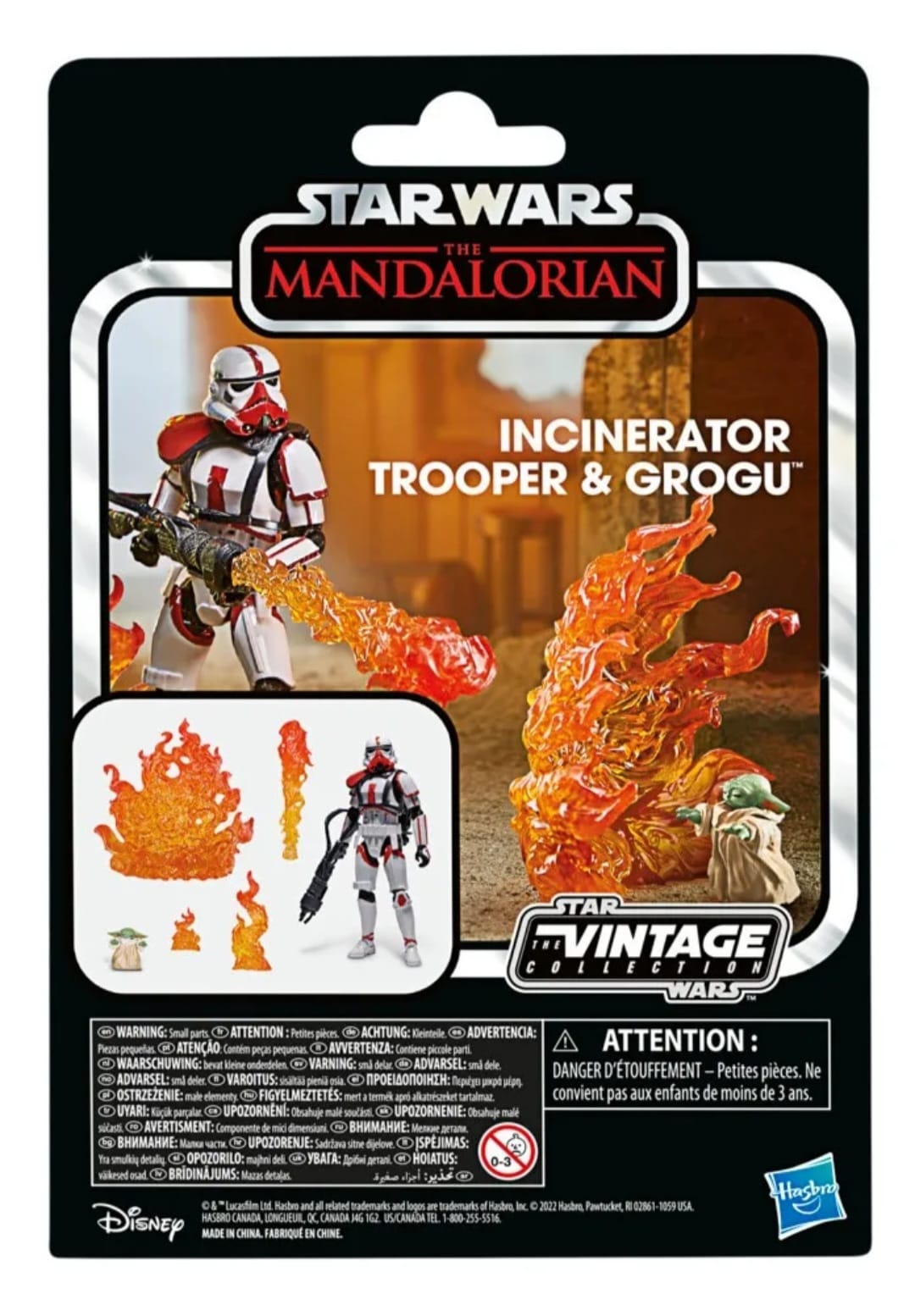 INCINERATOR TROOPER & GROGU The Star Wars: The Mandalorian