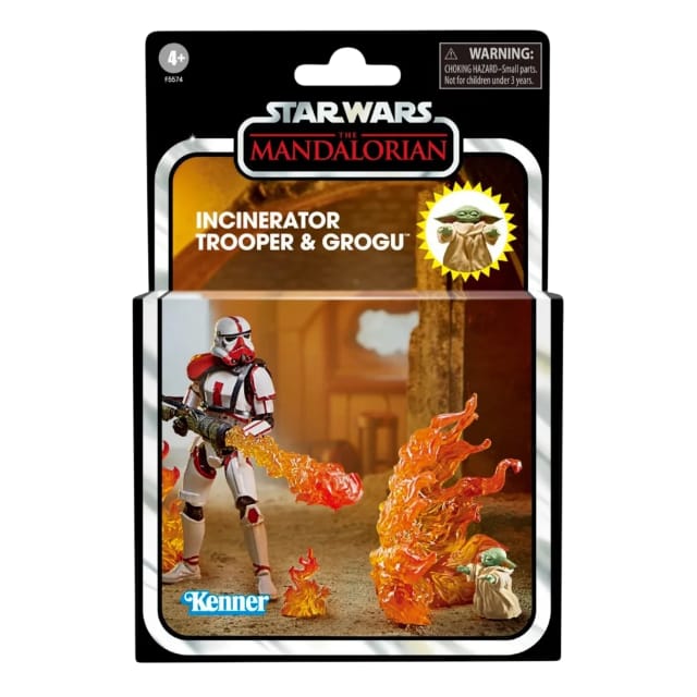 INCINERATOR TROOPER & GROGU The Star Wars: The Mandalorian