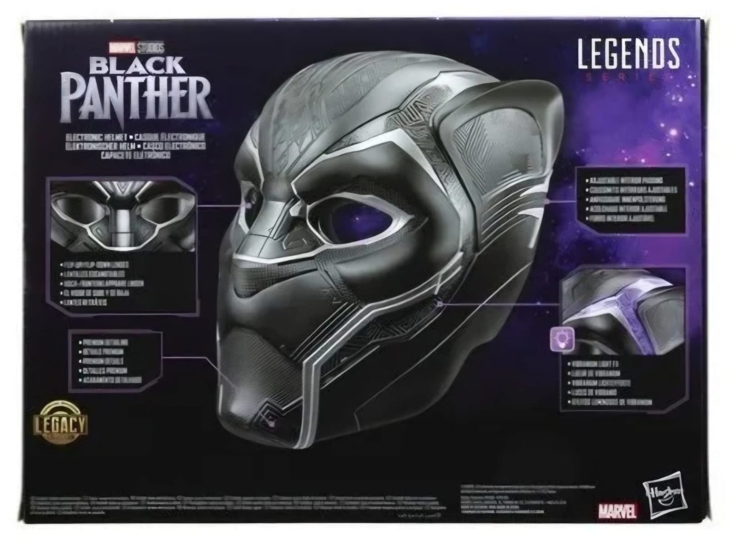 Marvel Legends Series – Black Panther Electronic Helmet (Legacy Collection)