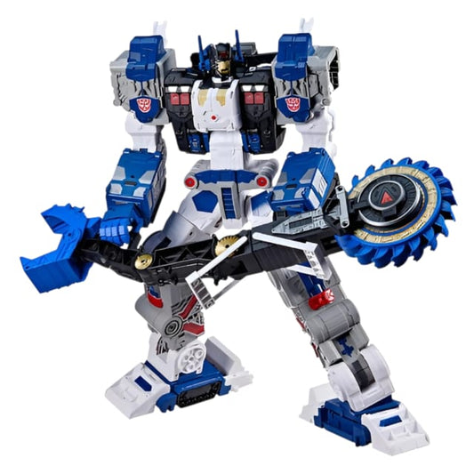 Figura Fan Transformers Legacy Clase Titan Metroplex